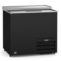 Kelvinator Commercial 36-Inch Slide-Top Bottle Cooler with Self-Contained Side-Mounted Refrigeration, 10 Cu. Ft.