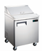 Thumbnail image #1 for Hurakan by Equip.me 29-Inch Two-Door Sandwich Prep Table with Stainless Steel Exterior and 8 1/6-Pan Top