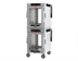 Thumbnail image #1 for Metro HotBlox™ Wide 16-Pan Mobile Pass-Thru Dual-Cavity Insulated Holding Cabinet with Clear Front and Rear Doors, Analog Control