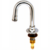 Thumbnail image #1 for T&S Brass Rigid Dummy Gooseneck Deck-Mount Spout with Stream Regulator Outlet