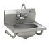 Thumbnail image #1 for Eagle Group Wall-Mount Hand Sink with Gooseneck Faucet and Basket Drain, 13-1/2 x 9-3/4 x 6-3/4 Inch Bowl