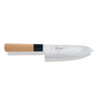 Thumbnail image #1 for Crestware KN315 6-1/2-Inch Japanese Santoku Knife, Smooth Edge, Plastic/Poly Handle Case of 24
