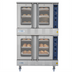 Thumbnail image #1 for KoolMore 38-Inch Double-Deck Standard-Size Liquid Propane Commercial Convection Oven with Dual Glass Doors and Casters