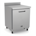 Thumbnail image #1 for Kelvinator Commercial 27-Inch One-Door Work Top Freezer with Backsplash, 6.5 Cu. Ft., Self-Contained Rear-Bottom Mounted Refrigeration