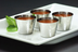 Thumbnail image #1 for American Metalcraft Hammered Stainless Steel Sauce Cup, 2.5 oz