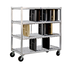 Thumbnail image #1 for New Age Mobile Aluminum Tray Drying Rack, 3 Levels, 120-Tray Capacity