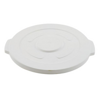 Winco PTCL-10W Trash Can Lids Case of 10
