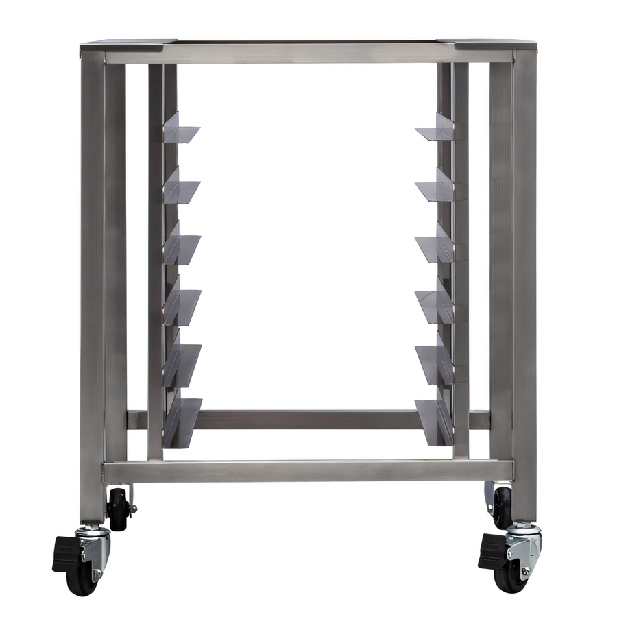 Product image #1 for Moffat Stainless Steel Open Base Equipment Stand with Pan Slides for 6 Full-Size Sheet Pans