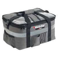 WinGo Bag Premium Insulated Medium Catering Bag with 12 Removable Beverage Dividers, 17 x 13 x 9 Inches