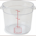 Thumbnail image #1 for StorPlus™ 6 Qt Clear Round Polycarbonate Food Storage Container
