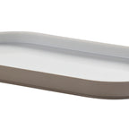 Thumbnail image #1 for American Metalcraft UPLR10MO Oval Melamine Platter, 10-1/2 x 5-1/4 Inch, Mocha Case of 12