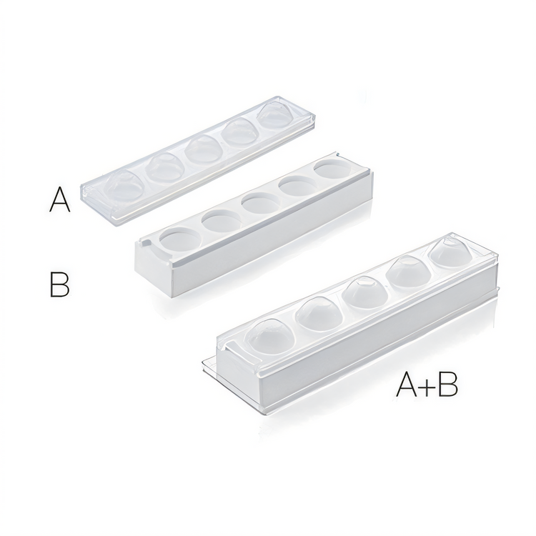 Product image #1 for Silikomart MultiFlex Series 3D Egg Baking Mold, 5 Cavities, White