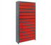 Thumbnail image #1 for Quantum Closed Heavy-Duty Wire Shelving Unit with 90 Bins, 36 Inch W x 18 Inch D x 75 Inch H