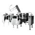 Thumbnail image #1 for Crown DLTM-80-2 Twin 80 Gallon Direct Steam Tilting Mixer Kettle