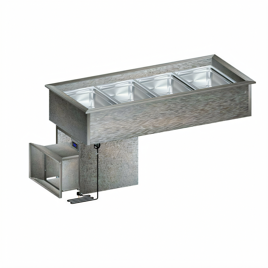 Product image #1 for Randell RCP-2N Narrow Drop-In Self-Contained Refrigerated Cold Pan, 2 Full-Size Pan Capacity