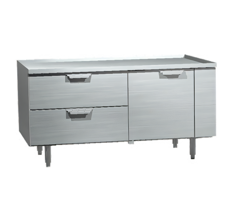 Product image #1 for La Rosa Refrigeration 3350-RF Two-Section Self-Contained Freezer Base Equipment Stand