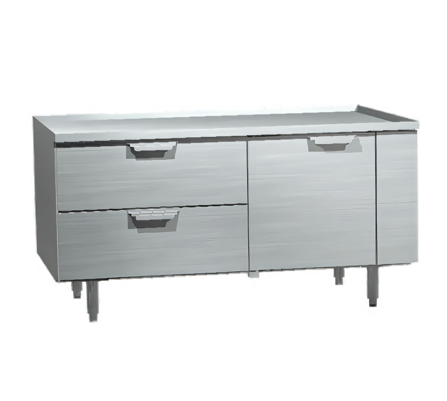 Product image #1 for La Rosa Refrigeration 3350-RF Two-Section Self-Contained Freezer Base Equipment Stand