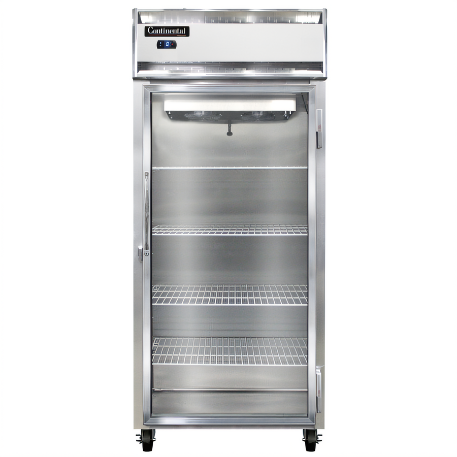 Product image #1 for Continental Refrigerator 1FXSNGD One-Section Extra-Wide Display Reach-In Freezer with Glass Door