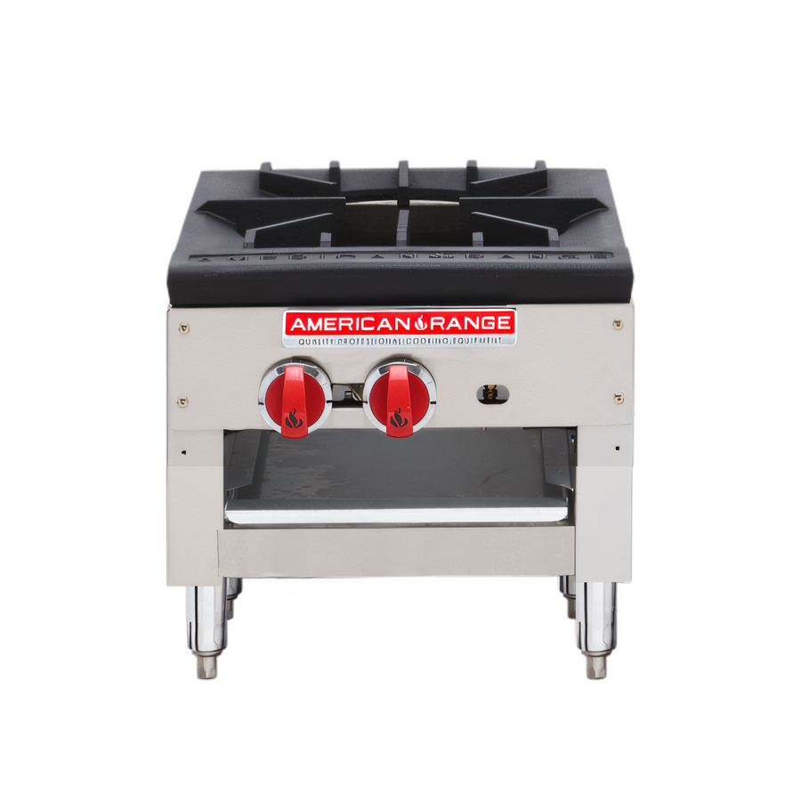 Product image #1 for American Range SPSH-18-2 18-Inch High Gas Stock Pot Range with Dual 3-Ring Burners