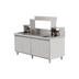 Thumbnail image #1 for Omcan 72-Inch Bubble Tea Station with 2 Sinks, Drop-In Ice Bin, and Overshelf