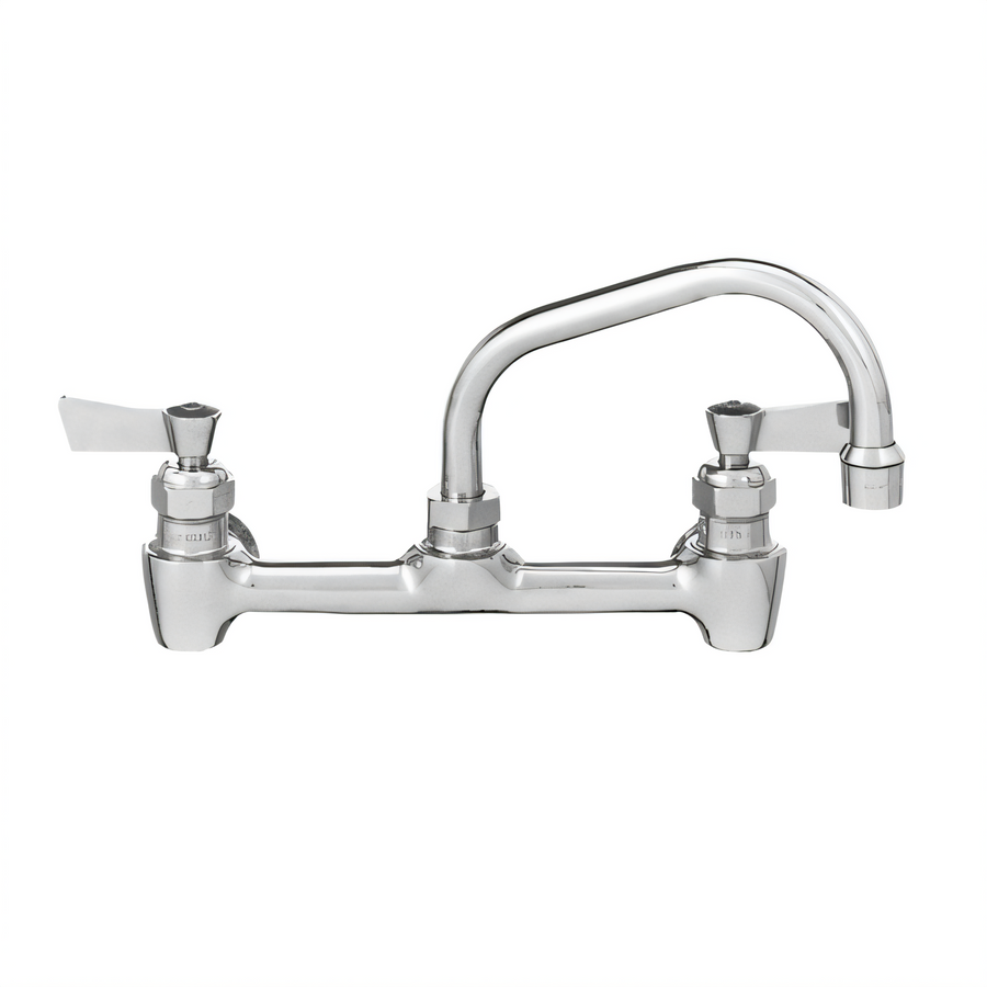 Product image #1 for Fisher 8-Inch Center Backsplash Faucet with 8-Inch Swing Spout and EZ Install Adapters