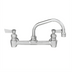 Thumbnail image #1 for Fisher 8-Inch Center Backsplash Faucet with 8-Inch Swing Spout and EZ Install Adapters
