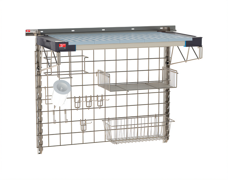 Product image #1 for Metro SmartWall Life Wall-Mounted Prep Shelf Starter Kit, 1 Shelf