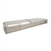Thumbnail image #1 for Omcan 58-Inch Countertop Refrigerated Topping Rail with Stainless Steel Cover, 6-Pan Capacity