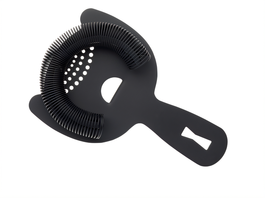 Product image #1 for Barfly Black Out Heavy-Duty 2-Prong Spring Bar Strainer, 6-Inch, Gun Metal Black