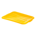 Thumbnail image #1 for Comfort Curve Yellow Polypropylene Universal Lid for 15 x 20 Tote Boxes