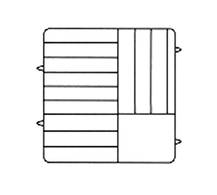 Product image #1 for Plate Crate® Adjustable Plate Dishwasher Rack, 12-Plate Capacity