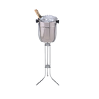 Thumbnail image #1 for American Metalcraft CS31 28-Inch Chrome-Plated Steel Champagne Bucket Stand with Ball-End Rods Case of 12
