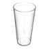 Thumbnail image #1 for Carlisle 24 oz Clear SAN Stackable Plastic Tumbler with Textured Exterior