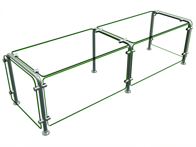 Product image #1 for Hatco Flav-R-Shield ED20 Full-Service Single-Sided Food Shield, 60W x 18D x 18H