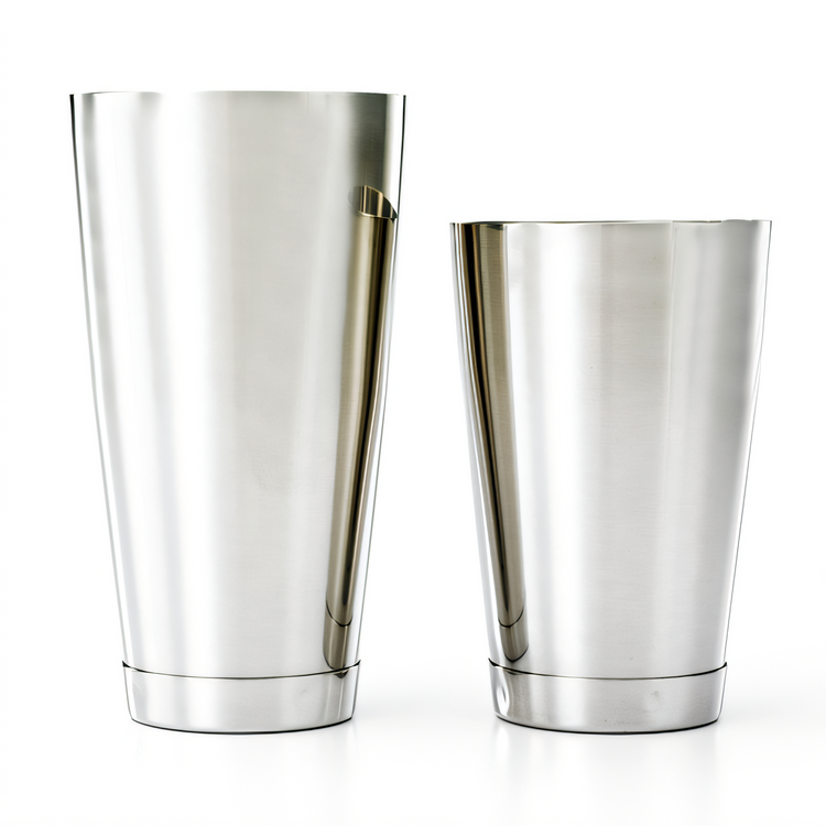 Product image #1 for Barfly The Double Heavy Weight Two-Piece Cocktail Shaker Set, 28 oz and 18 oz, 18/8 Stainless Steel