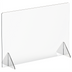 Thumbnail image #1 for Winco Clear Acrylic Countertop Safety Shield, 48-Inch W x 32-Inch H x 14-Inch D