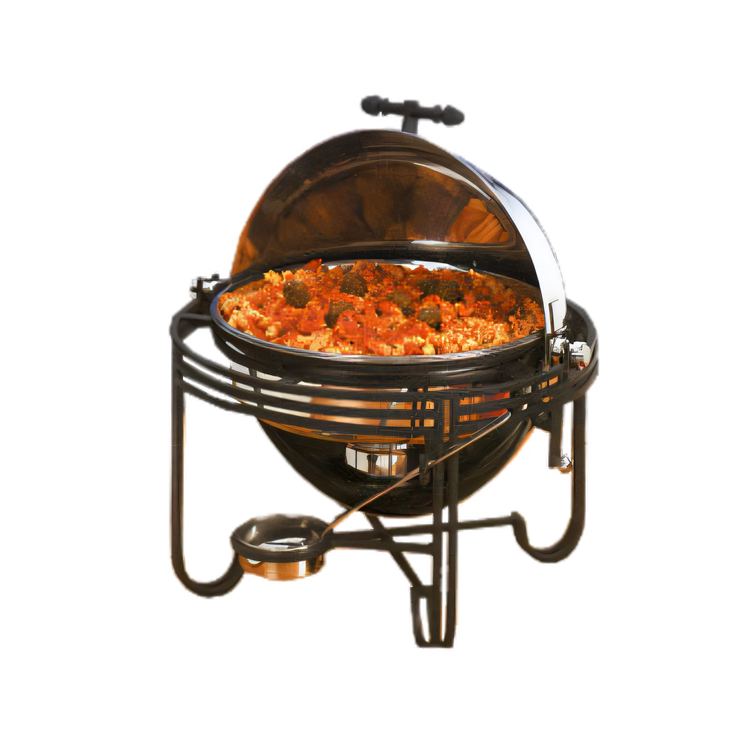 Product image #1 for Mesa Round Stainless Steel Chafer Food Pan