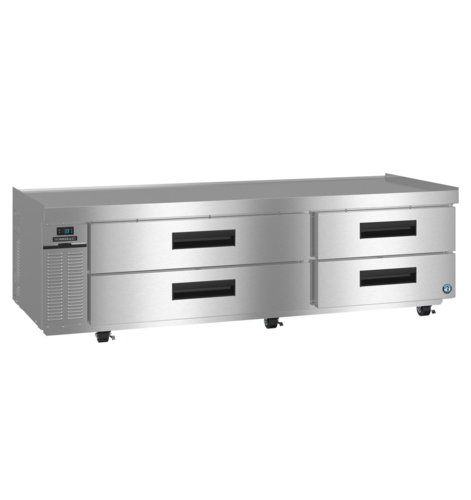 Product image #1 for Hoshizaki Steelheart Two-Section Refrigerated Equipment Stand with 4 Drawers, 85 Inches Wide