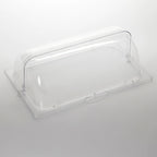Thumbnail image #1 for American Metalcraft RCR21 Full-Size Rectangular Clear Polycarbonate Roll-Top Tray Cover, 21 x 13 1/8 x 7 1/4 in Case of 6