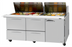 Thumbnail image #1 for Turbo Air PRO Series 72-5/8-Inch Mega Top Sandwich/Salad Prep Table with 1 Door, 4 Drawers, and 30-Pan Top