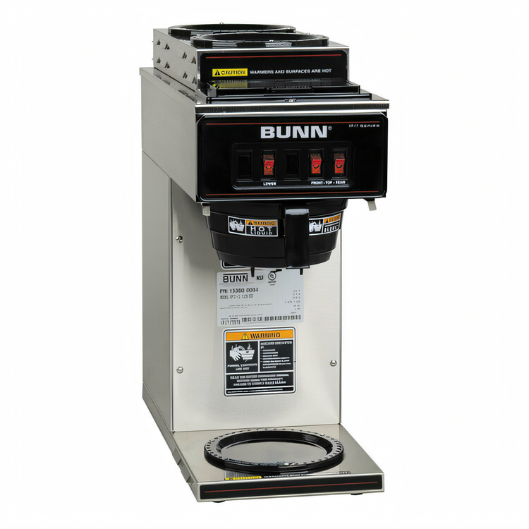 Product image #1 for BUNN VP17-3 Single Pourover Commercial Drip Coffee Maker with 3 Warmers