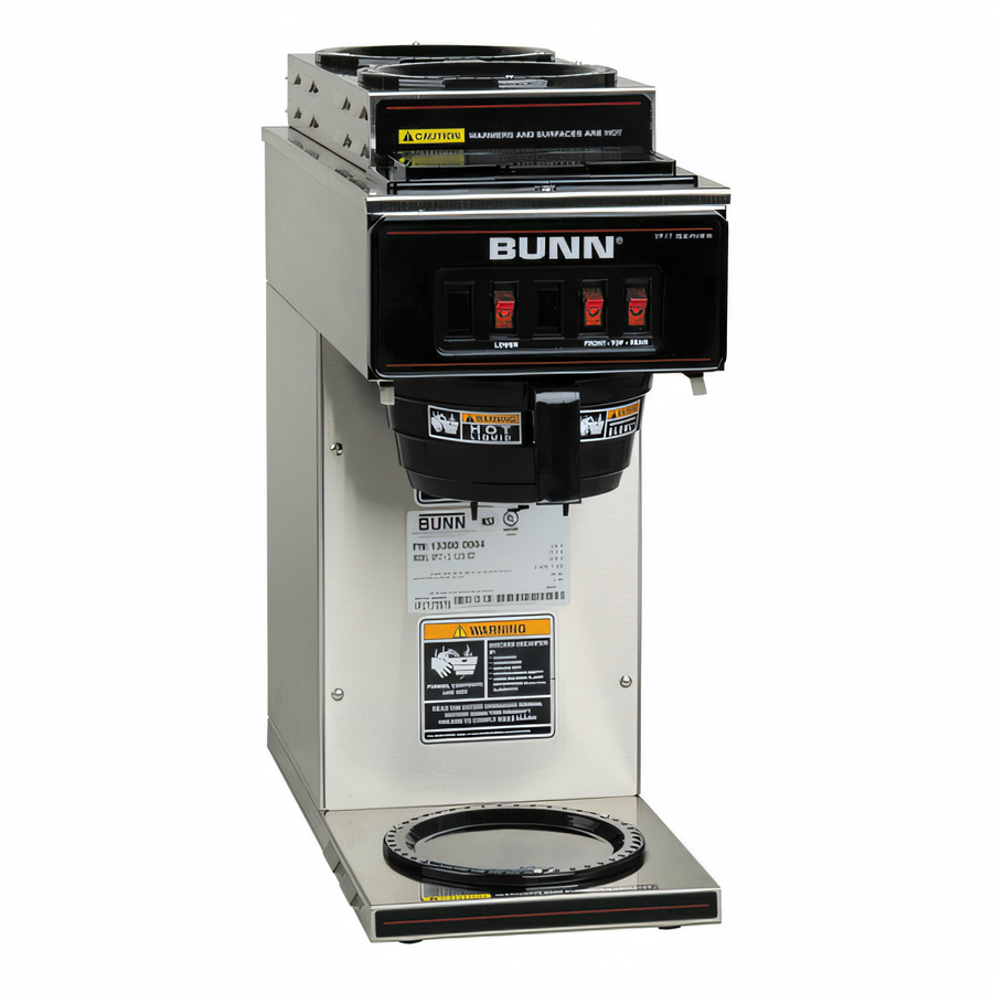 Product image #1 for BUNN VP17-3 Single Pourover Commercial Drip Coffee Maker with 3 Warmers