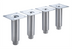 Thumbnail image #1 for Krowne 6-Inch Stainless Steel Back Bar Cooler Legs, Set of 4