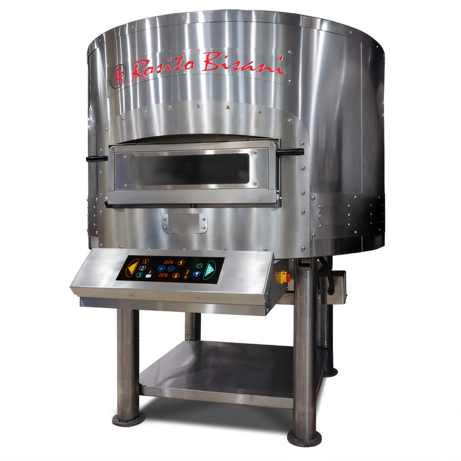 Product image #1 for Rosito Bisani FRV100-ST Standard Stainless Steel Rotary Electric Convection Pizza Oven, 39-Inch, 5 x 11-Inch Capacity