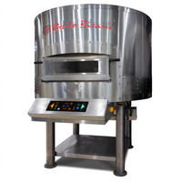 Rosito Bisani FRV100-ST Standard Stainless Steel Rotary Electric Convection Pizza Oven, 39-Inch, 5 x 11-Inch Capacity