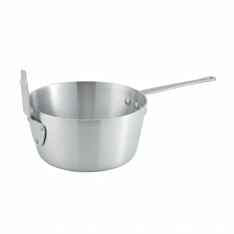 Product image #1 for Winco 5-1/2 Qt Round Aluminum Fryer/Pasta Pan, Tapered, Without Cover