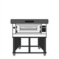 Moretti Forni Amalfi A C18 Electric Single Deck Pizza Oven with Stand, 26 x 41-Inch Deck, 208V, 3-Phase