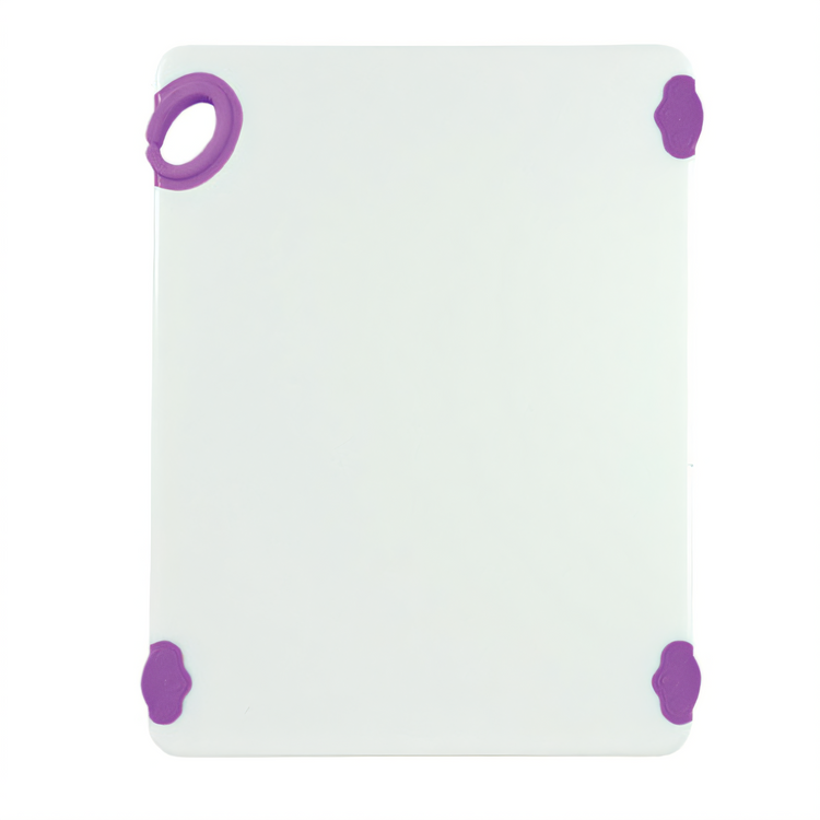 Product image #1 for STATIKBoard Purple Rectangular Co-Polymer Cutting Board with Rubber Grip Hook, 15 x 20 x 1/2 Inch