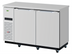 Thumbnail image #1 for Turbo Air Super Deluxe Two-Section Back Bar Cooler with 2 Solid Doors, 19 Cu. Ft., Side-Mounted Self-Contained Refrigeration