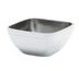 Thumbnail image #1 for Vollrath Square Double Wall Insulated Serving Bowl, 3.2 Quart, Pearl White with Satin Stainless Steel Interior